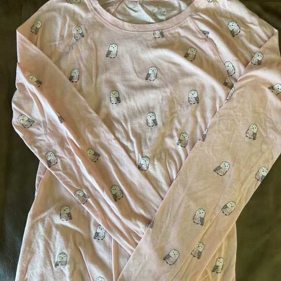 JUSTICE girls long sleeve shirts - owls, cats, unicorns - Picture 2 of 7
